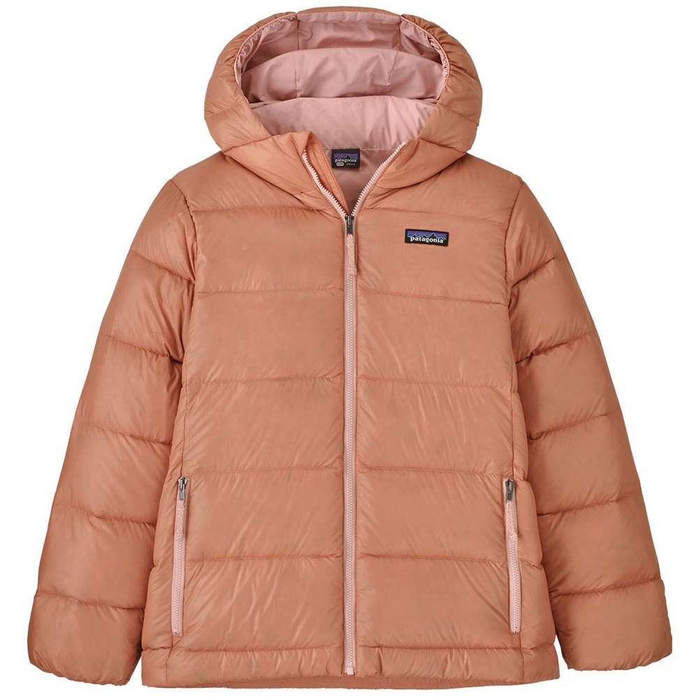 Patagonia High Loft Down Sweater Hoodie Puffer Jacket Terra Pink